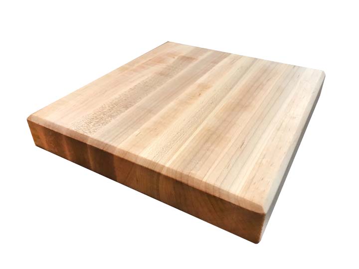 Chef's Island Maple Cutting Board in Beveled Edge -- Different Size and