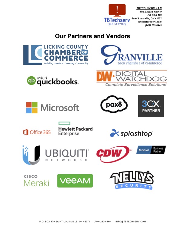 Our Partners and Vendors