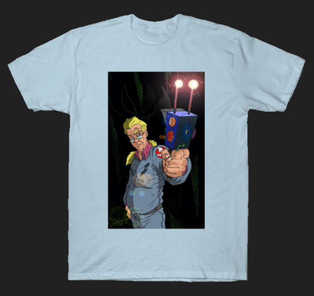 The Real Ghostbusters Egon Animated T-Shirt