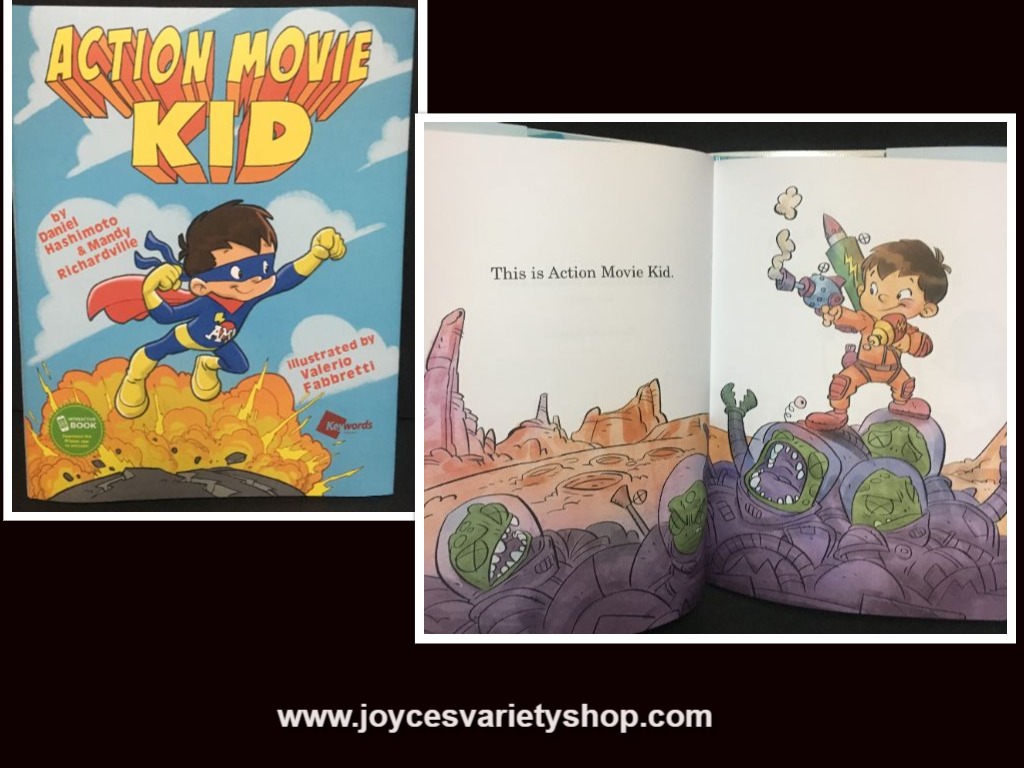 Action Movie Kid Interactive Illustrated Book Hard Cover Hashimoto, Richardville