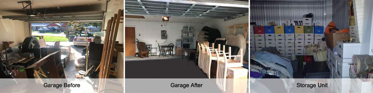 garage before and after and storage unit