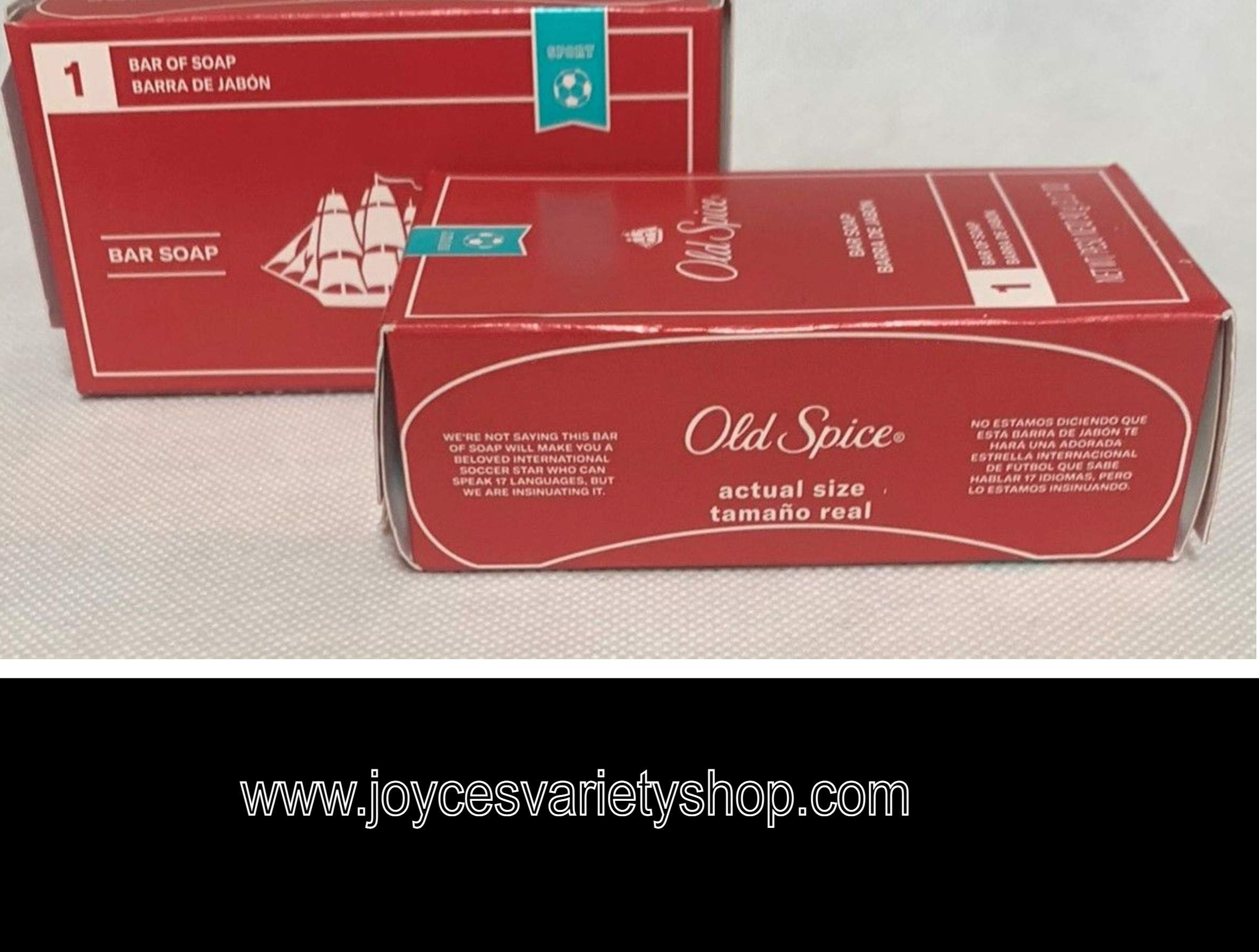 Old Spice Bar Soap Original Fragrance 3.17 OZ Regular Size 2 Bars