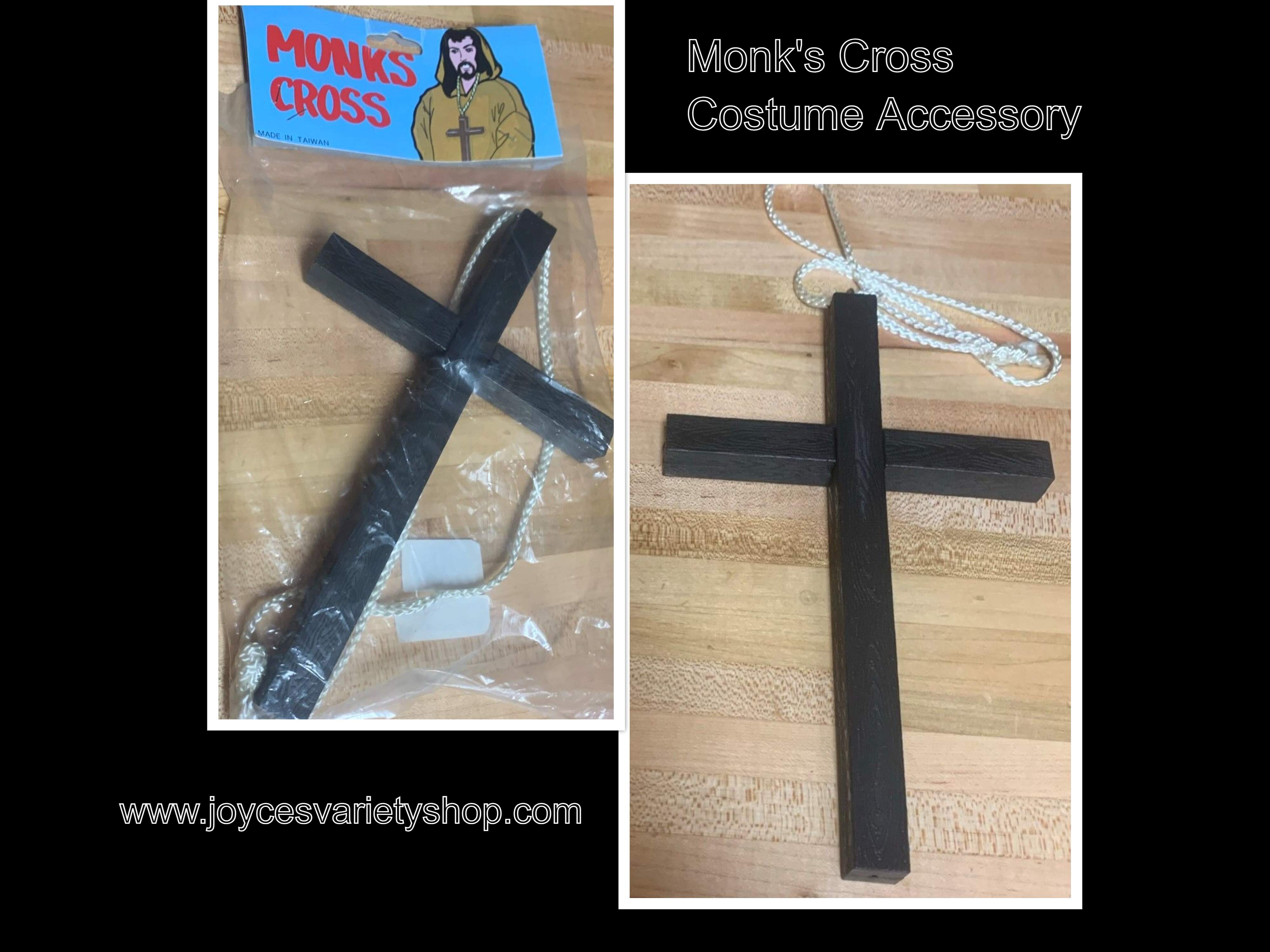 Monk's Cross Adult 21" Necklace Costume Cosplay Theater Accessory