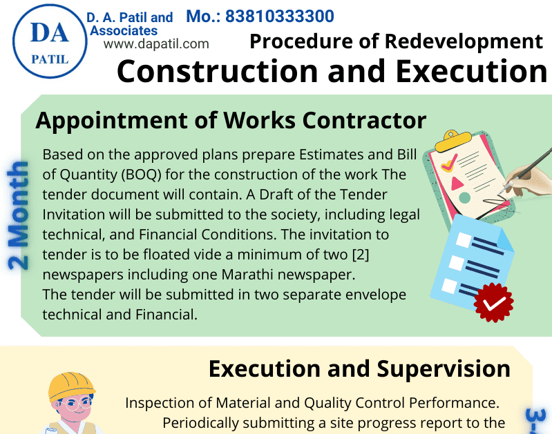 Procedure of Redevelopment Construction and Completion stage 2