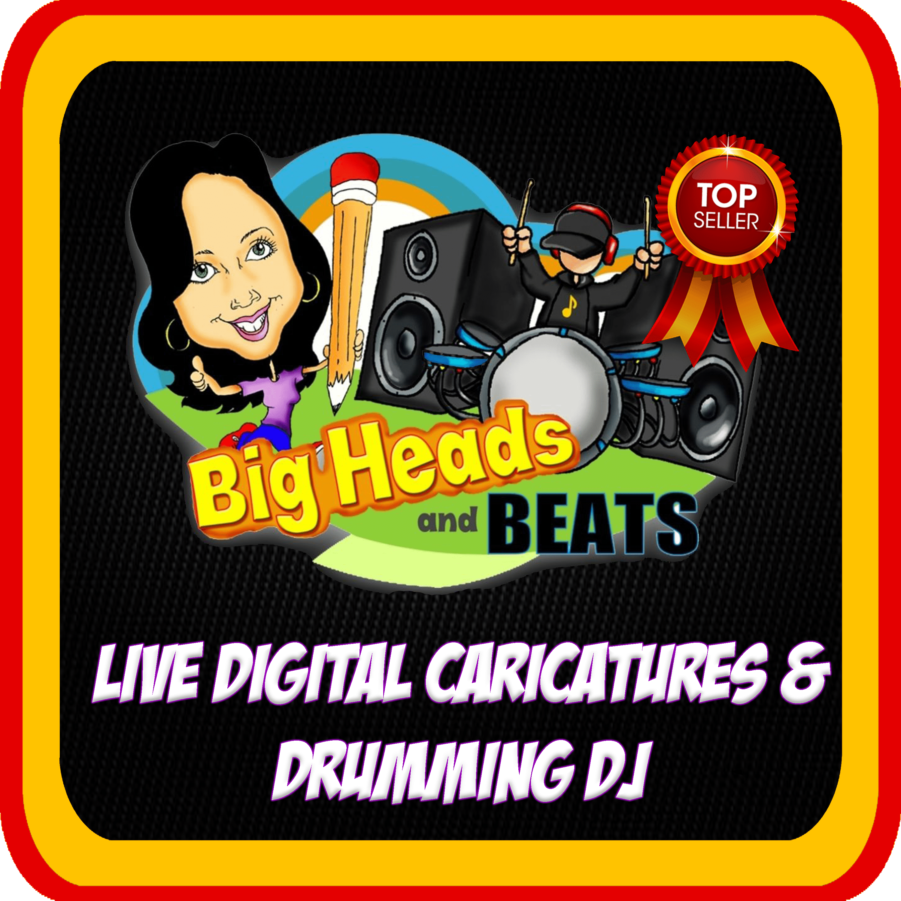 Virtual Caricatures, Zoom Caricatures, Virtual Entertainment, Virtual Caricature Artist, Virtual Team Building, Virtual Party Ideas, Zoom Caricatures, Virtual Entertainment Ideas, Virtual DJ, Drumming DJ, Big Heads & Beats, Virtual Party, Virtual Team Building