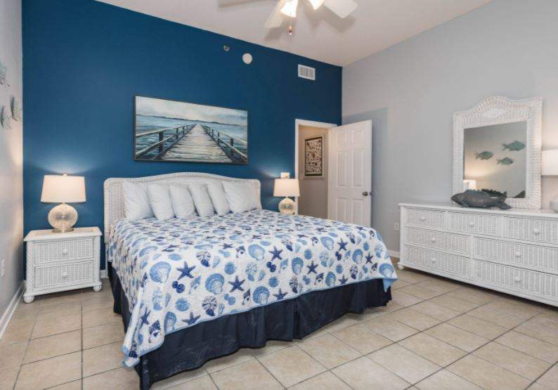 Bedroom 1 in Phoneix V condo Orange Beach Alabama