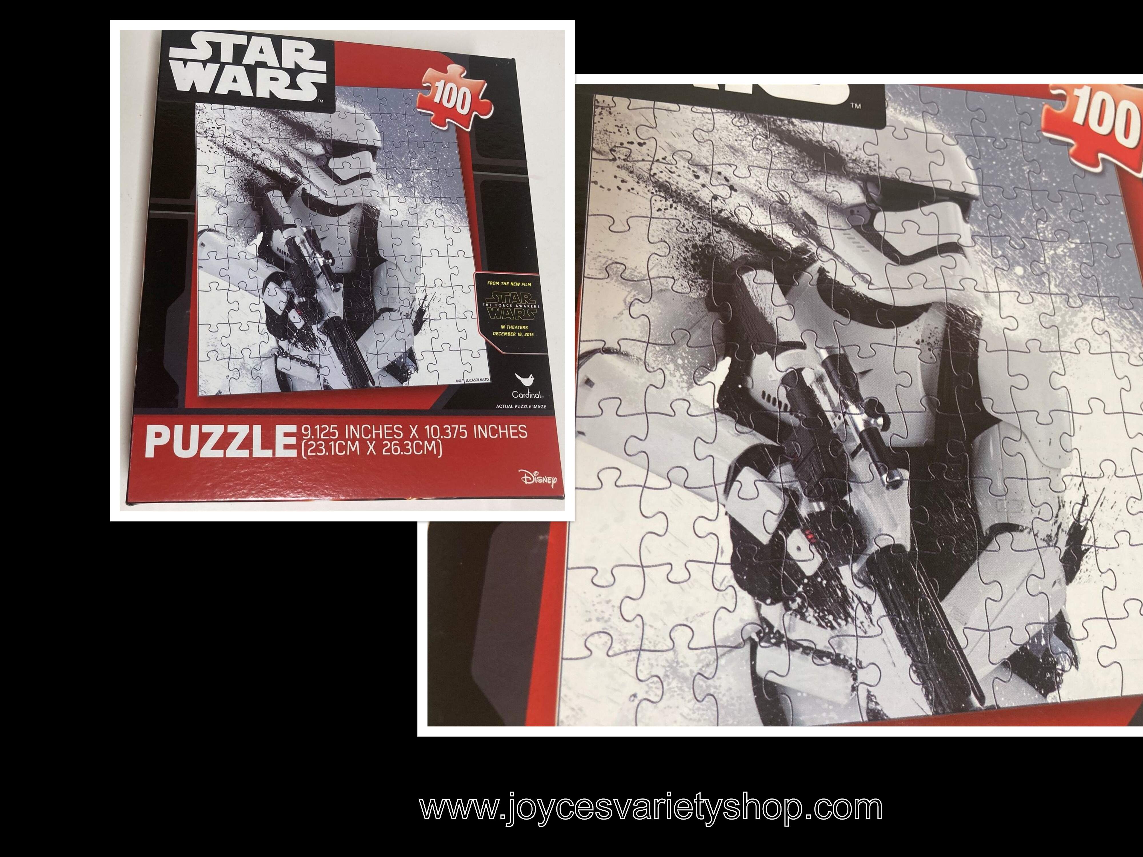 Star Wars Storm Troopers Puzzle 100 Piece 9" x 10" The Force Awakens 2015