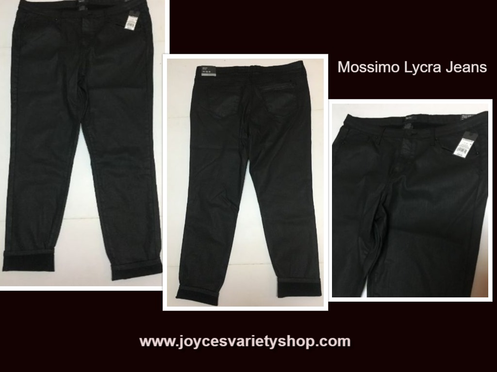 Mossimo Lycra Skinny Stretch Jeans Black Sz 16R