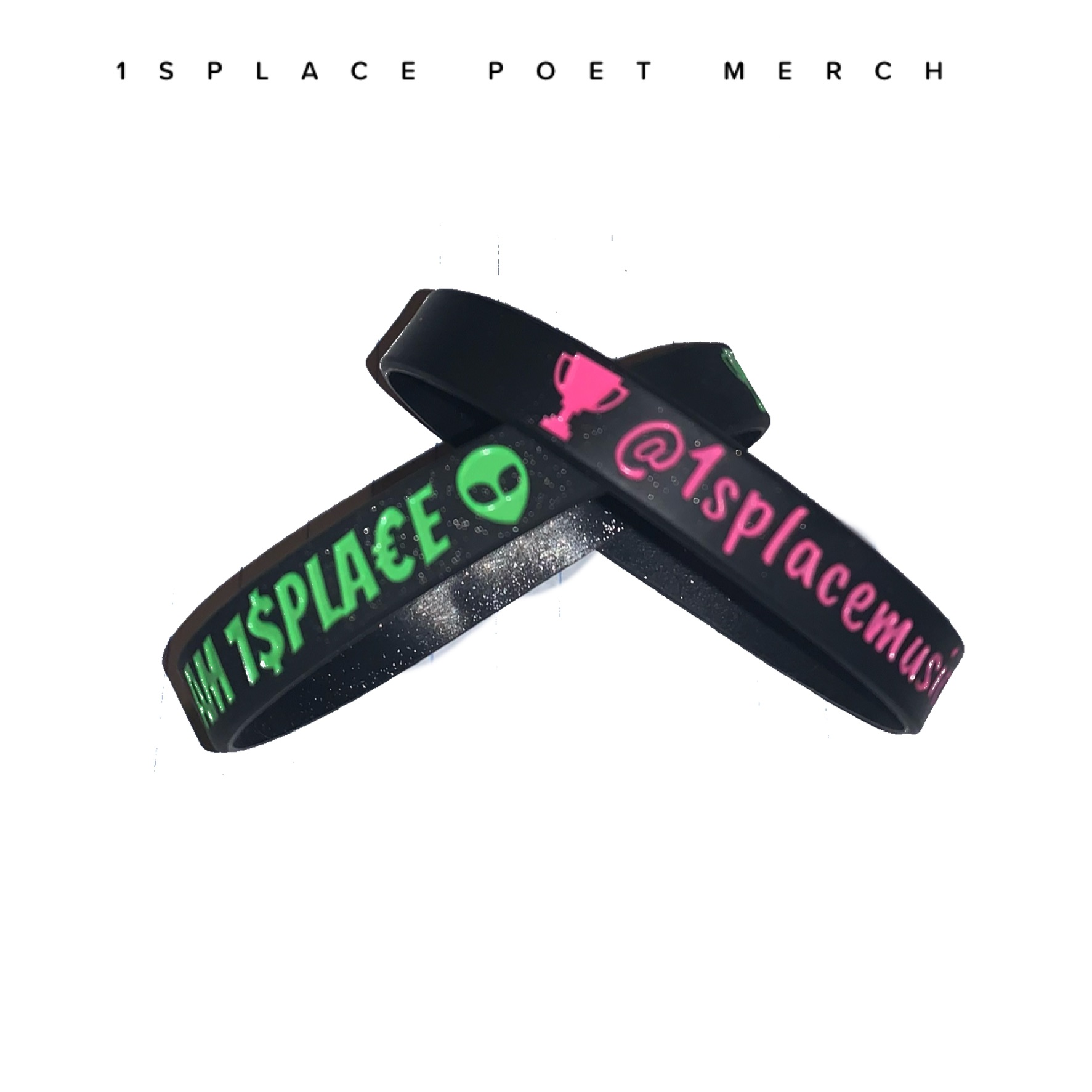 1splacemusic “I am 1splace” Wristbands