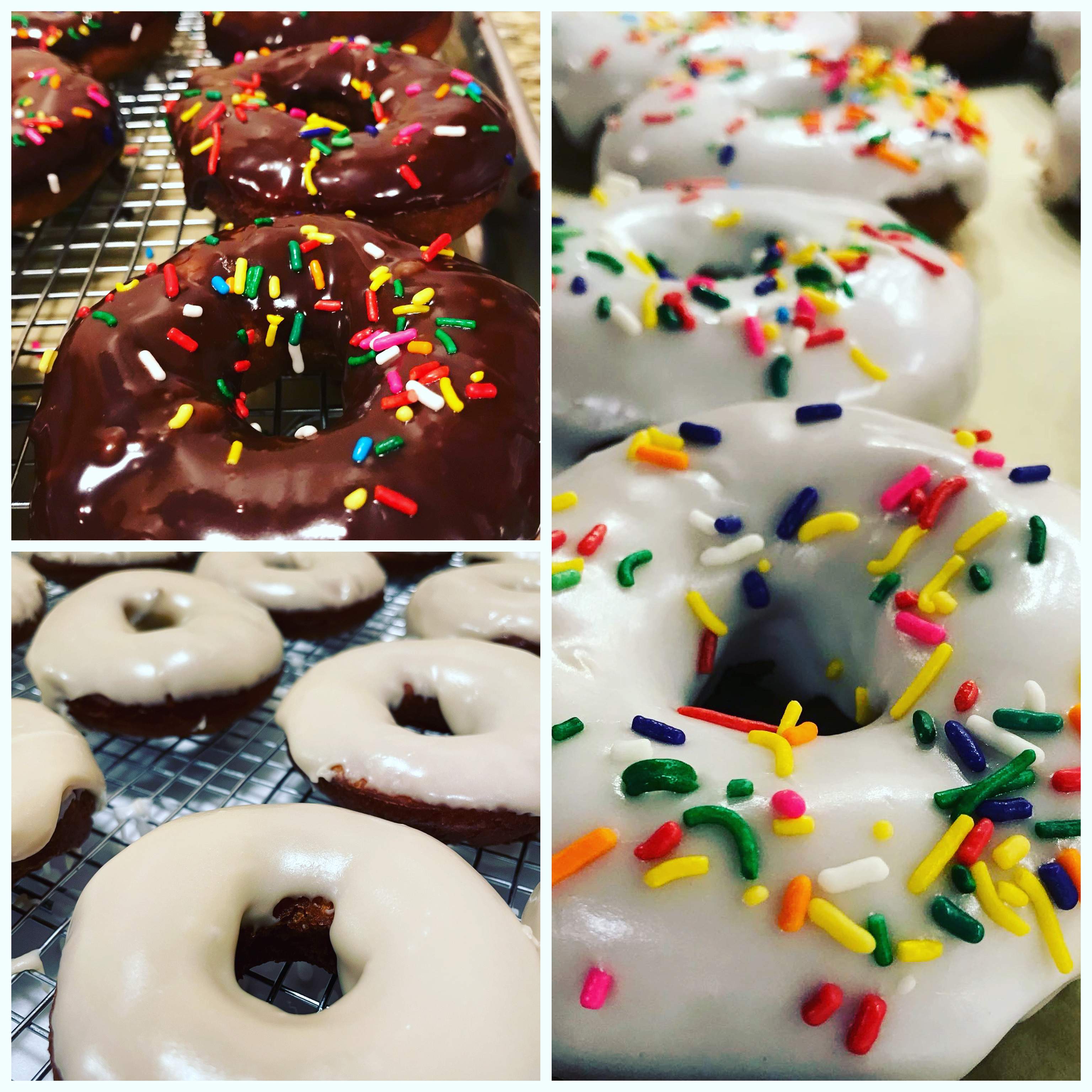 glazed cake donuts