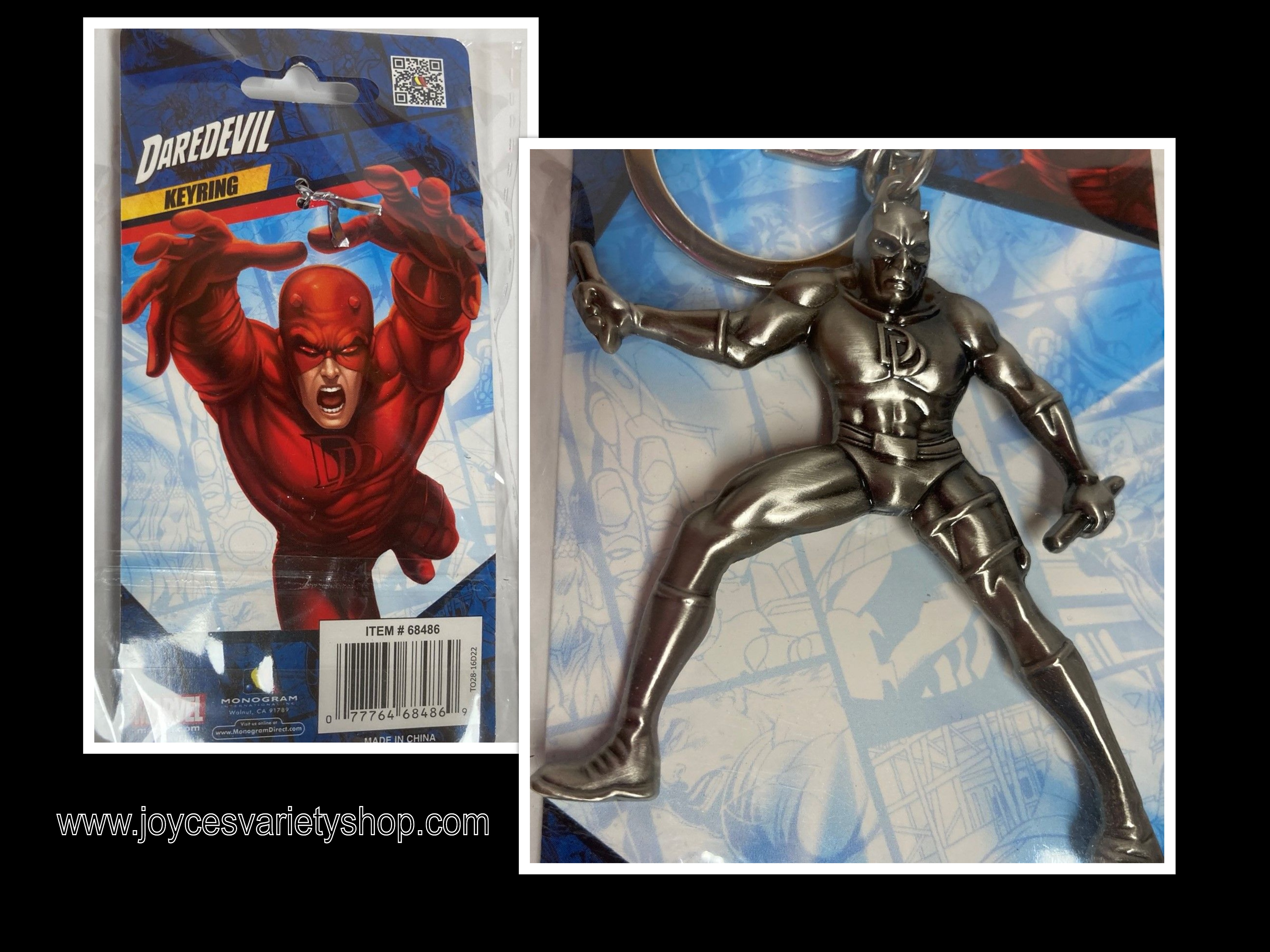 Marvel Dare Devil Key Ring Metal 2"