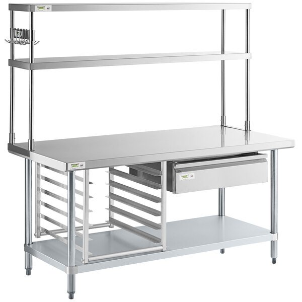 304 Stainless Steel Commercial Work Table