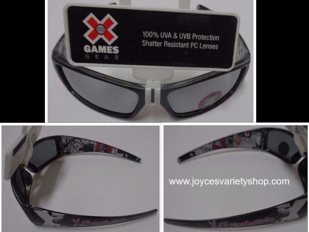 X Games Sunglasses NWT Shatter Resistant 100% UVA UVB Sz Small Ages 3+