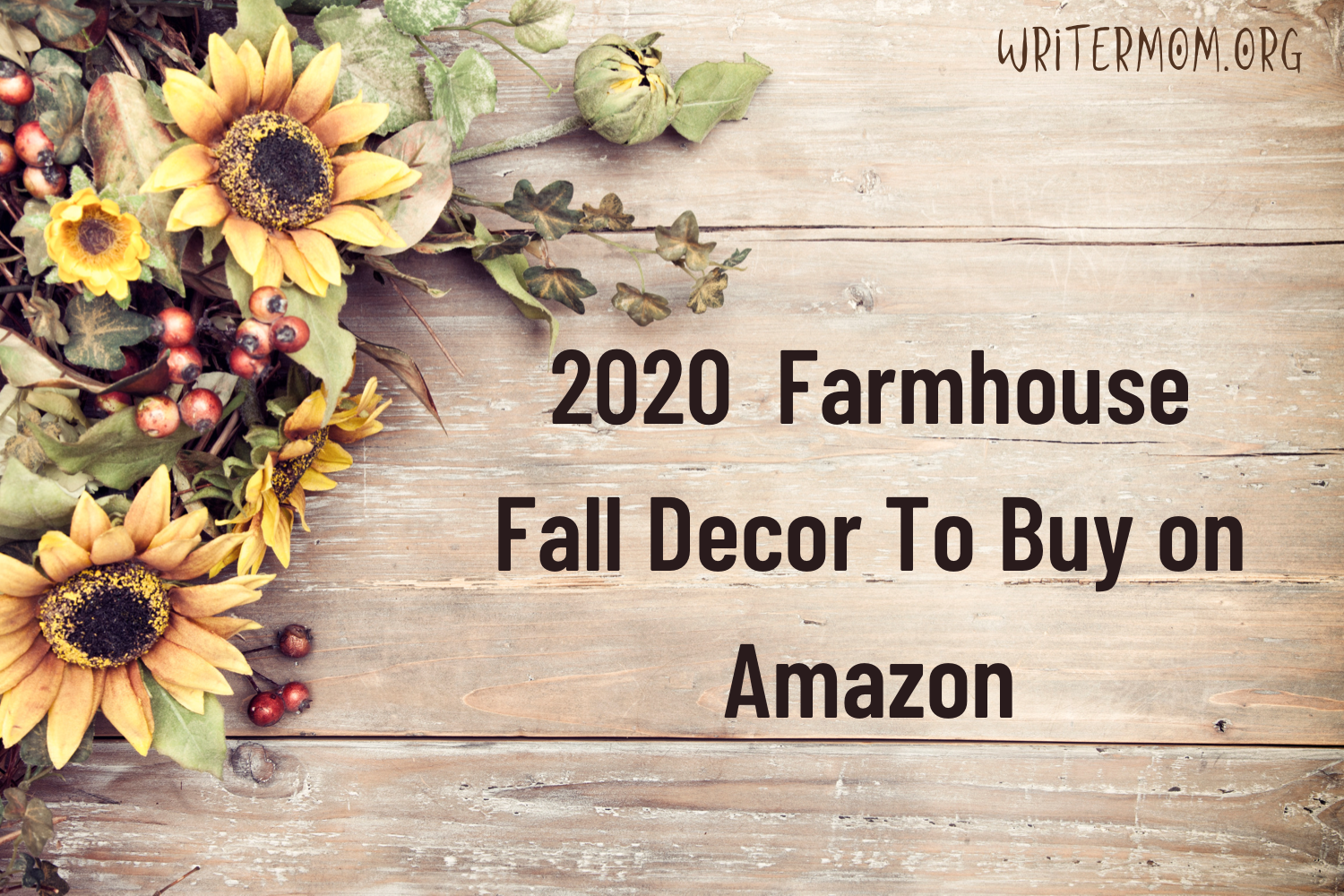 2020 Fall Décor To Buy on Amazon