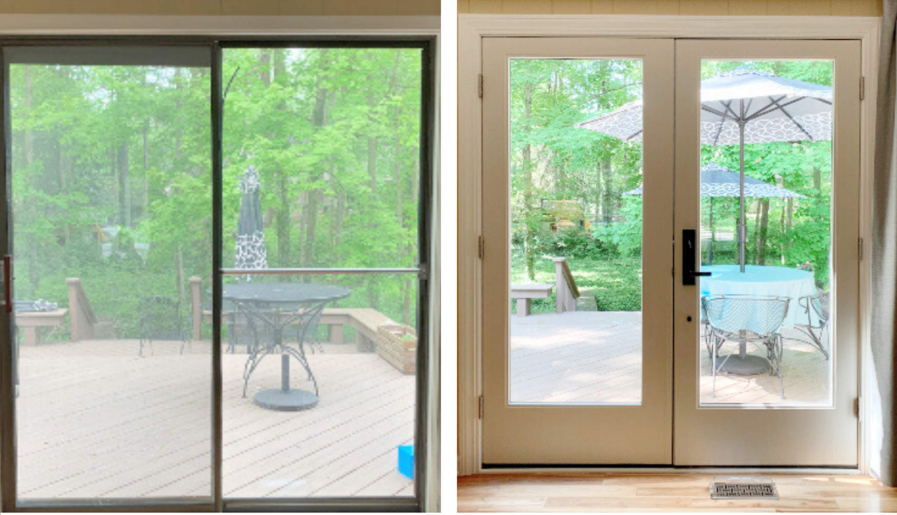 How We Refreshed Our 40 Year Old Home with New French Doors