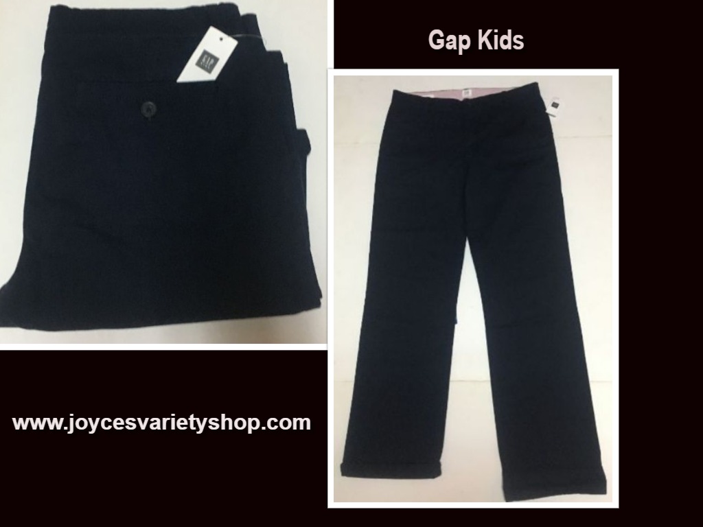 GAP Yourth Girls Sz 18 R Navy Blue Pants Slacks School Uniform