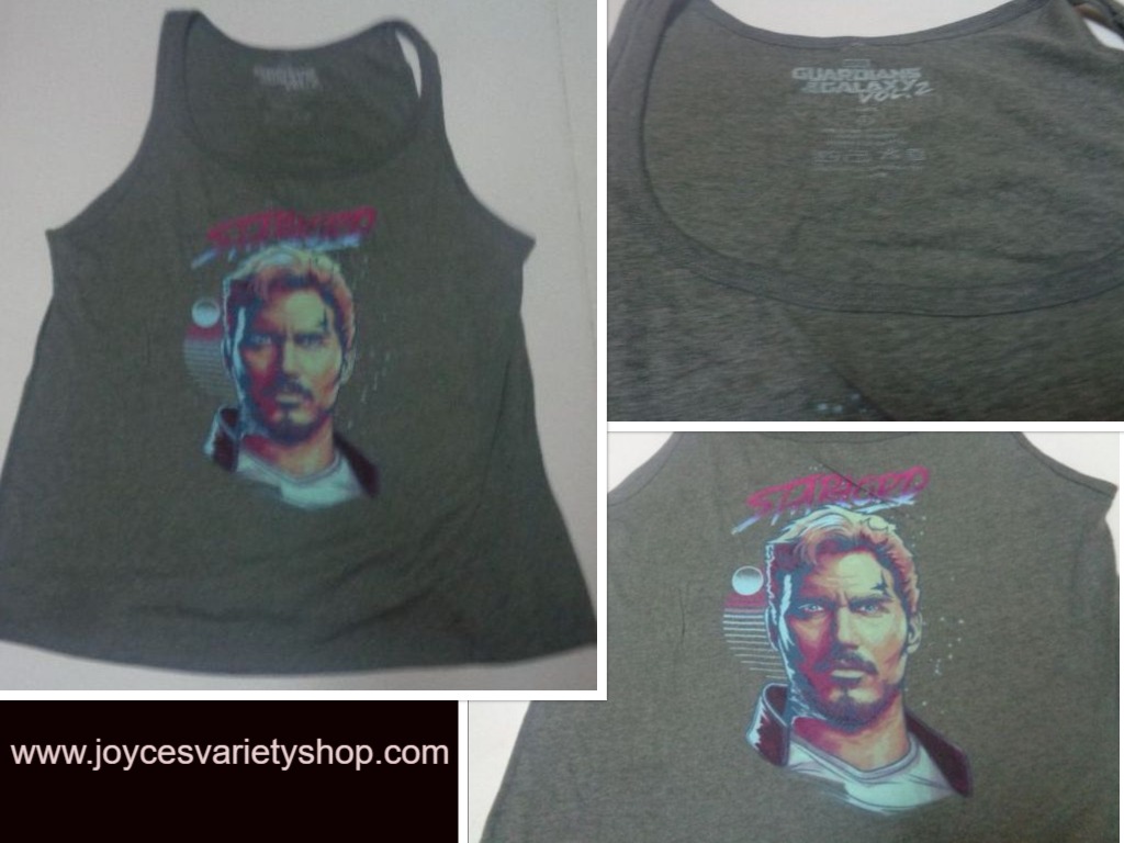 Starlord Tank Top Muscle Shirt Guardians of the Galaxy Sz L NEW