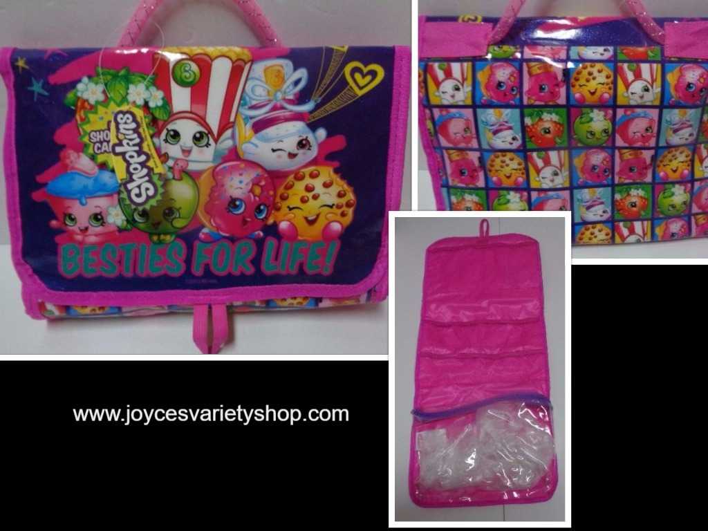 Shopkins BESTIES FOR LIFE Girl's Travel Bag NWT Pink