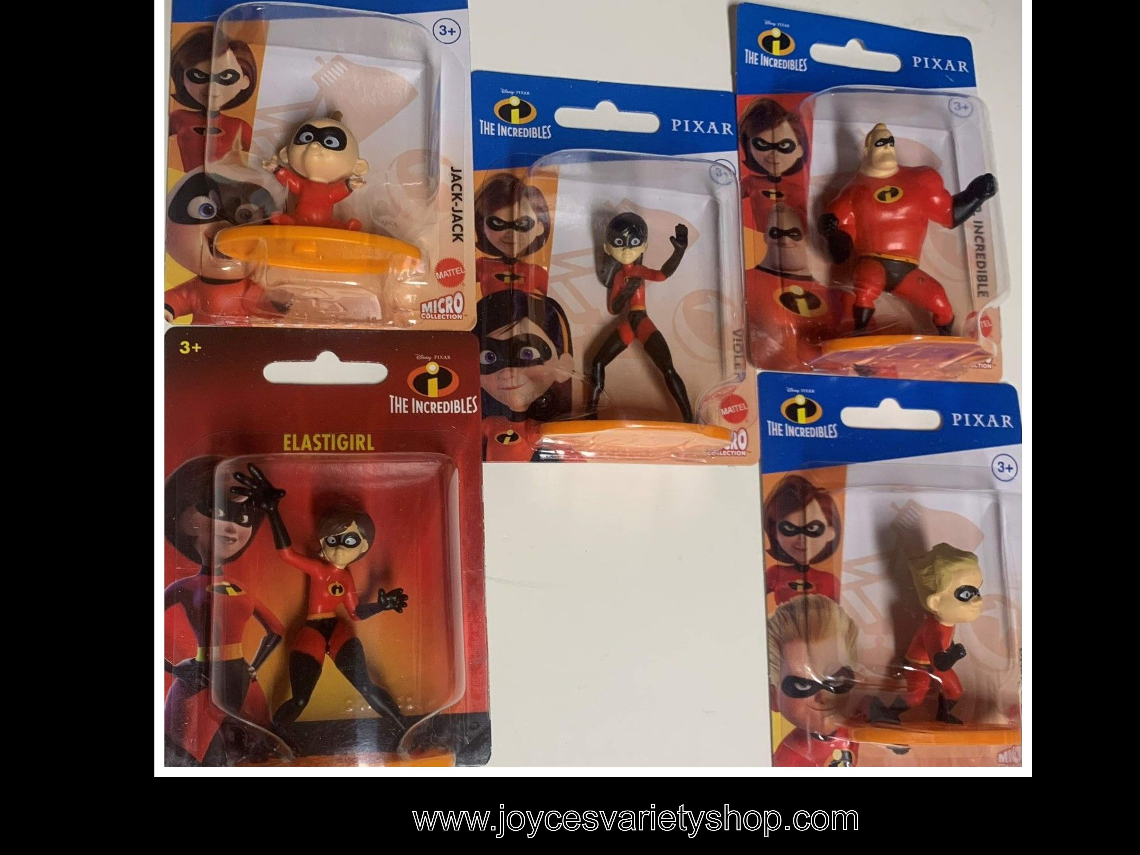 Disney The Incredibles Movie Characters Collection 5 PC Figures