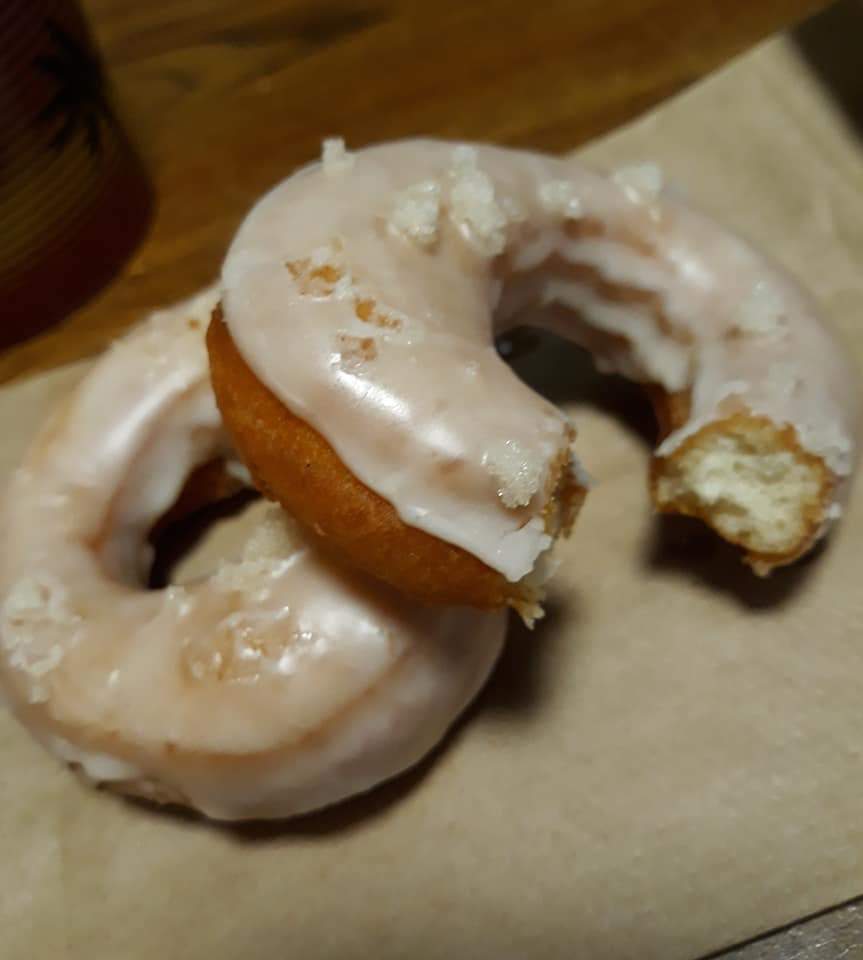 maple glazed cake donuts