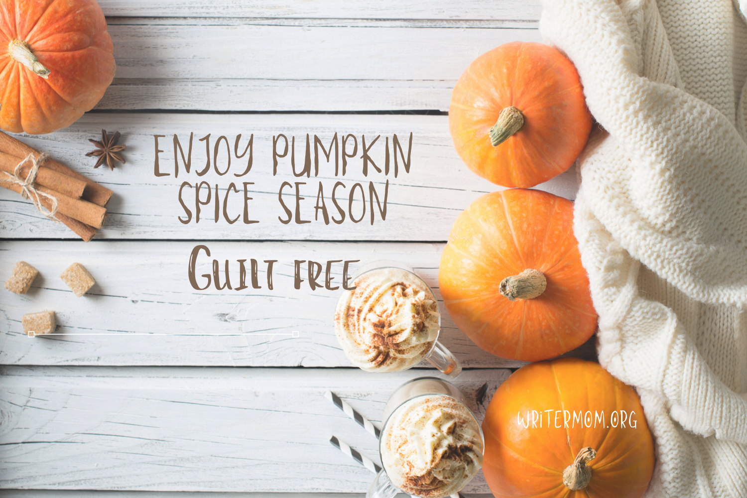 Enjoy Pumpkin Spice Season Guilt Free
