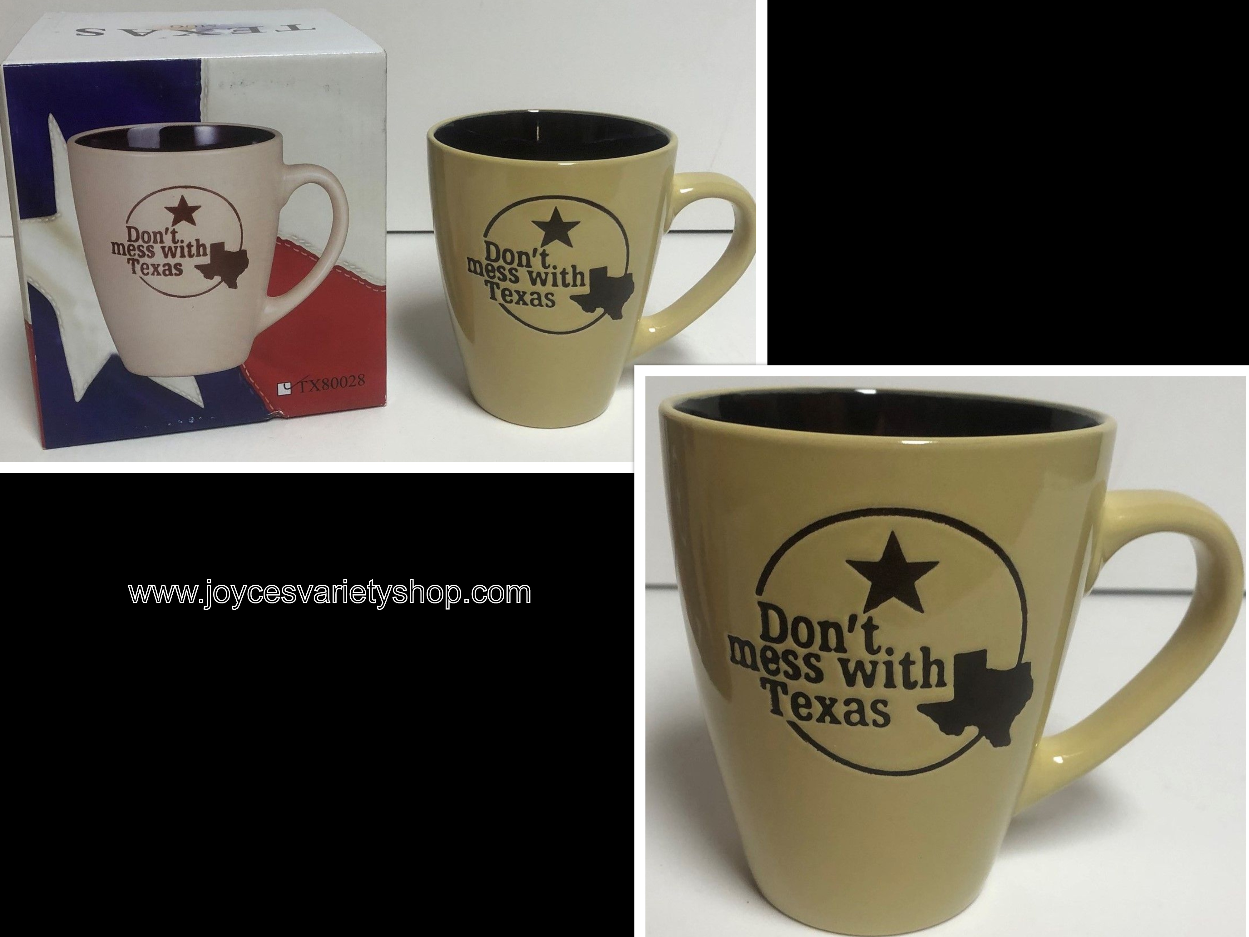 Texas Coffee Cup Lone Star State DON'T MESS WITH TEXAS 8 Oz