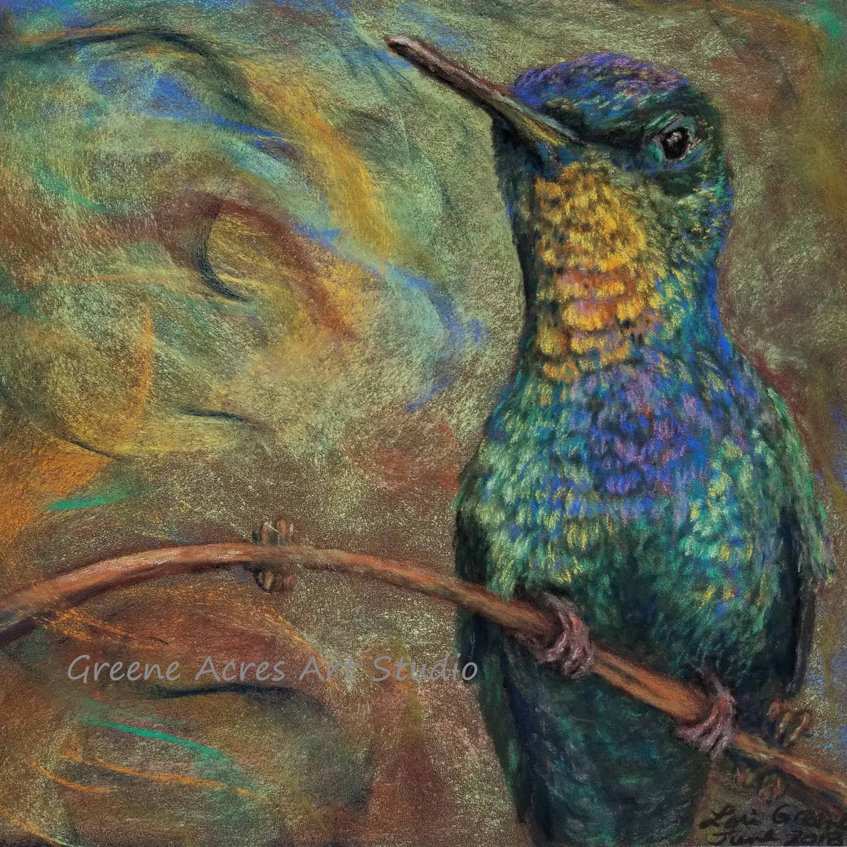 pastel on pastel card
10x9.5
- SOLD -