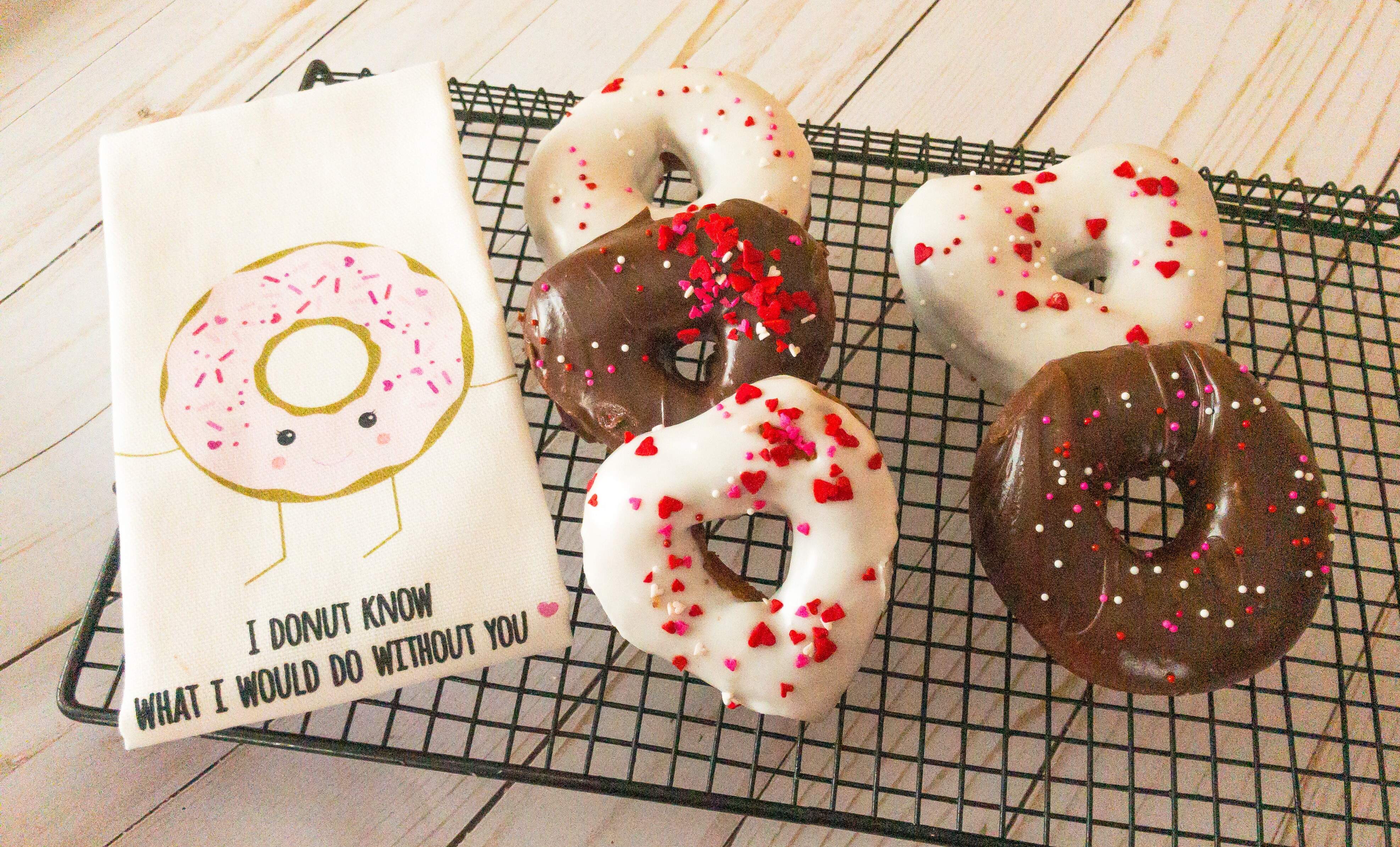 Valentine's Day Cake Donuts