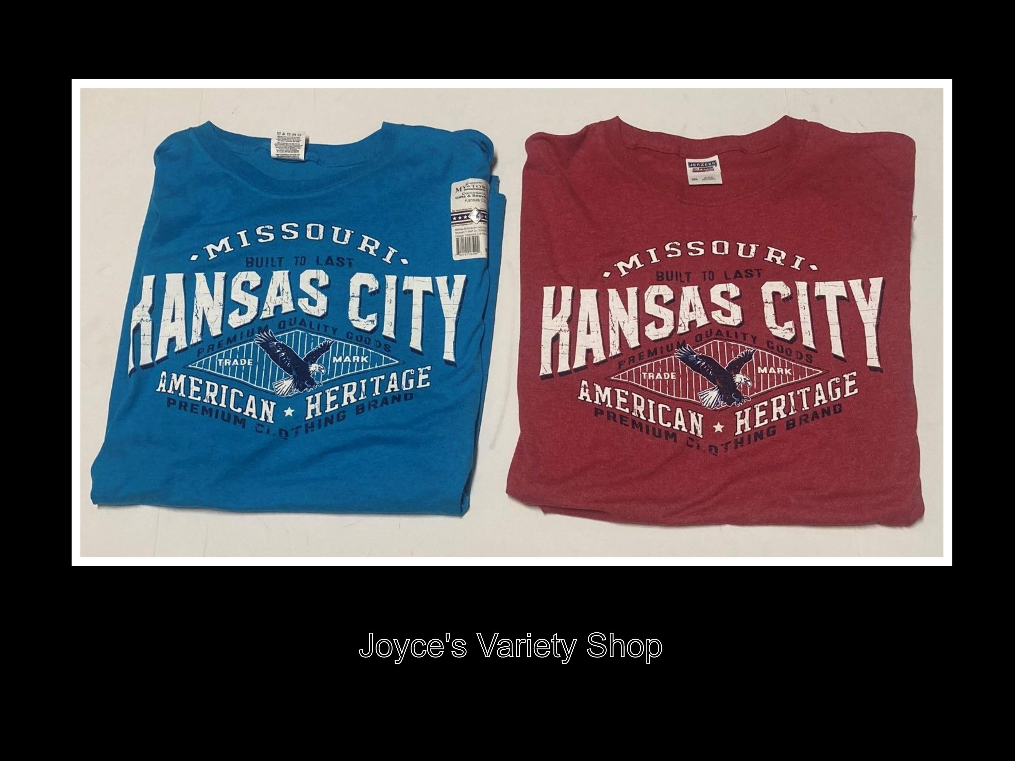 Kansas City MO T-shirt Variety Color Adult Sz 2XL My Town Gifts & Souvenir
