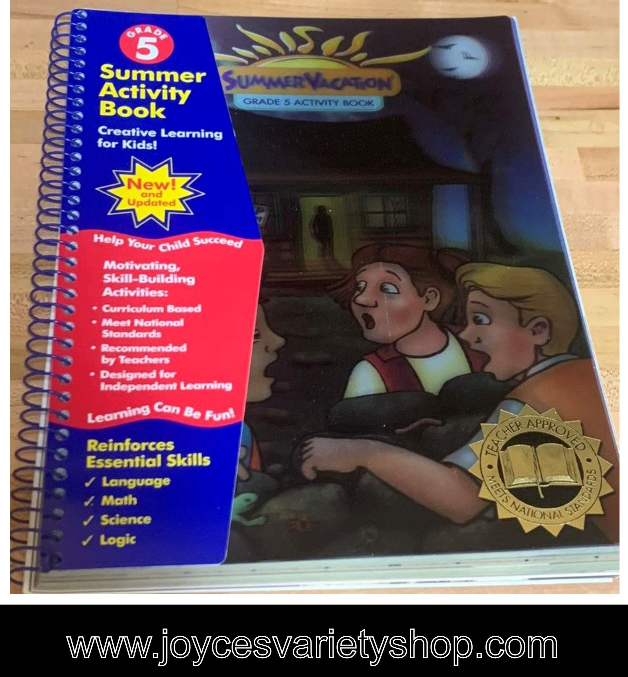 The Summer Activity Learning Book Grade 5 Reinforce Essential Skills Spiral