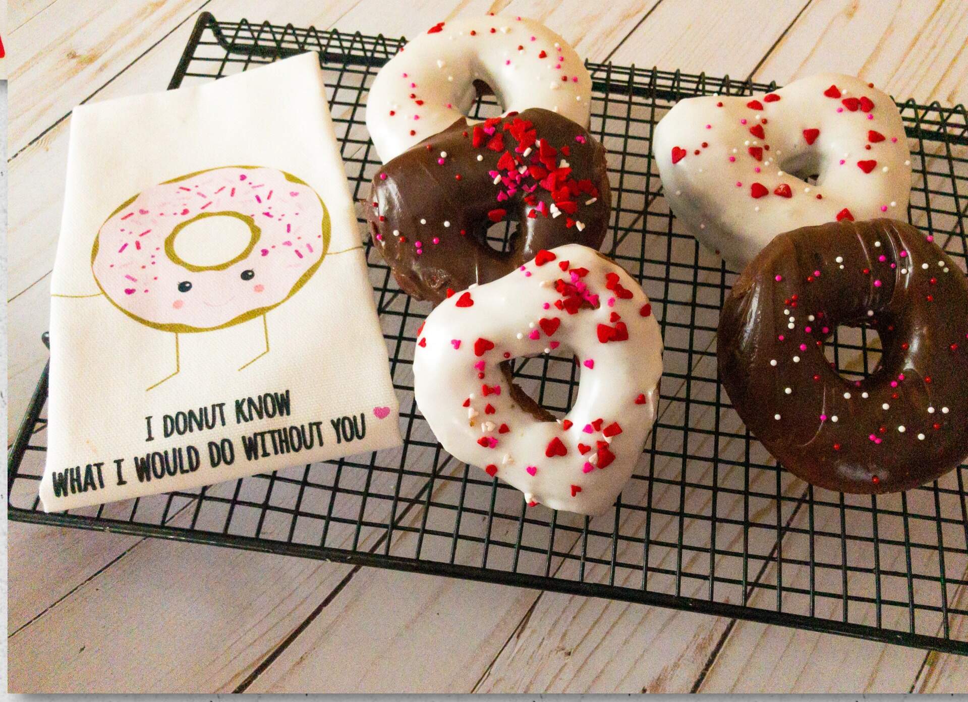 heart shaped cake donuts