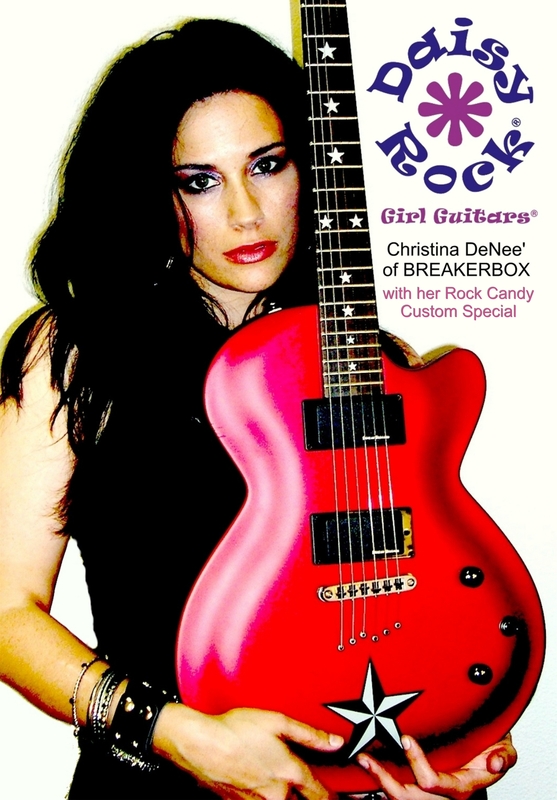 Christina DeNee'- Daisy Rock Guitars (Press Photo) 