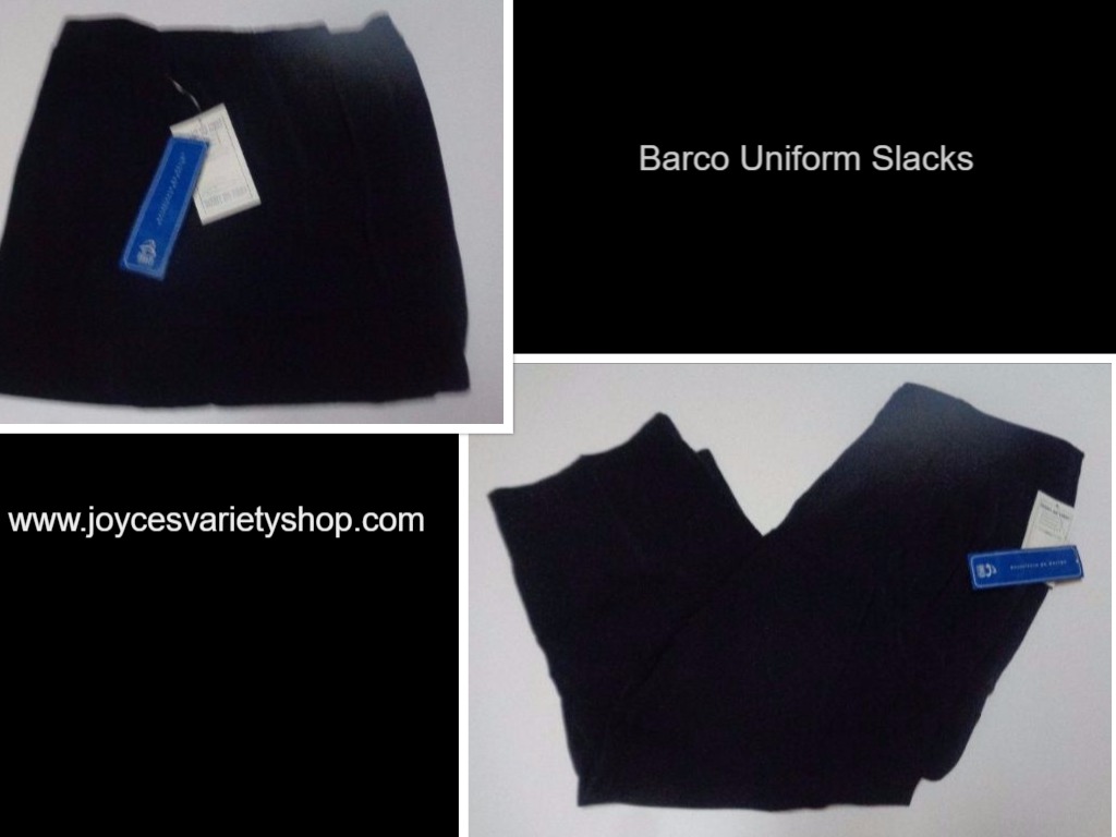 Barco Men's Uniform Navy Blue Work Slacks Pants NWT Sz 40