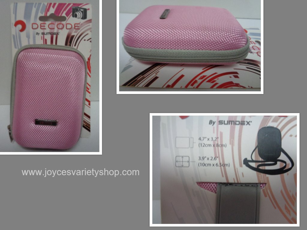 Decode Camera Case Hard Cover Pink NWT by Sumdex