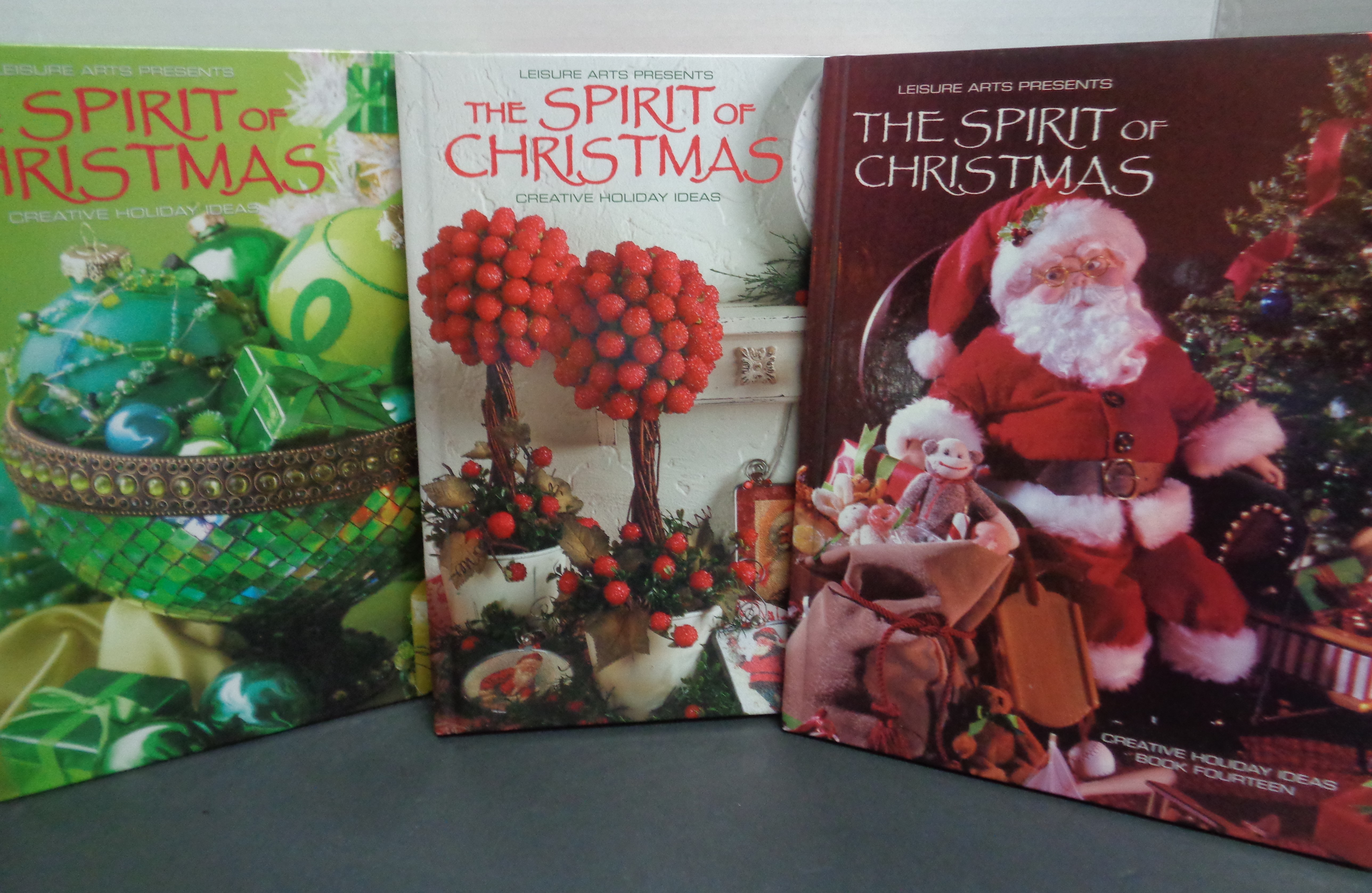 The Spirit of Christmas Creative Holiday Ideas Set of 3 Books by Leisure Arts