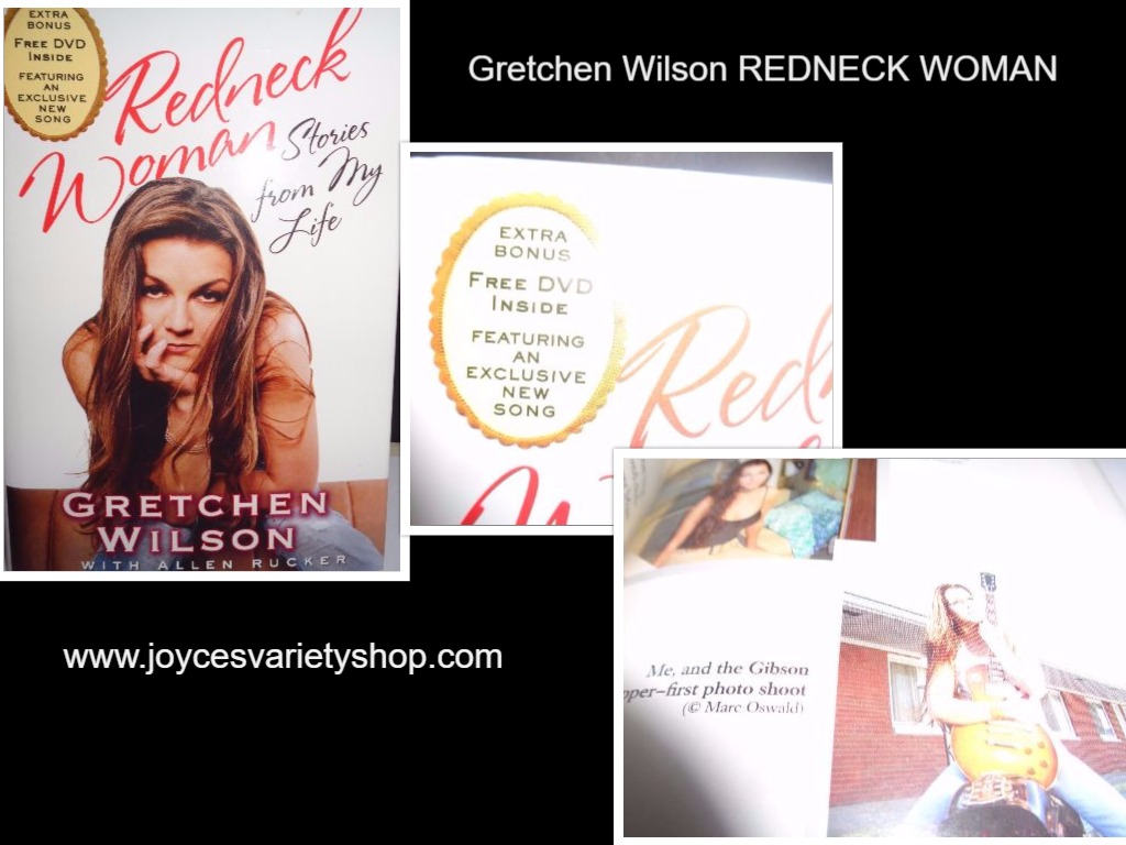 Gretchen Wilson REDNECK WOMAN Book w/CD Heaven Help Me BRAND NEW
