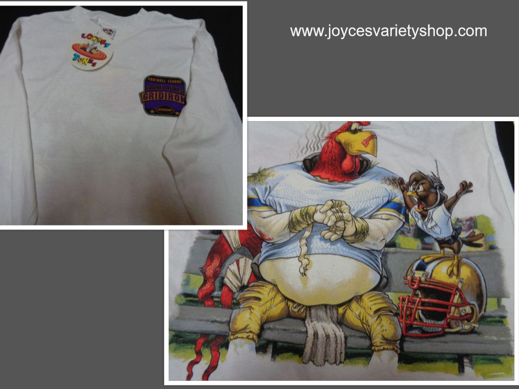 Looney Tunes Kid's Shirt Big Chicken NFL Gridiron