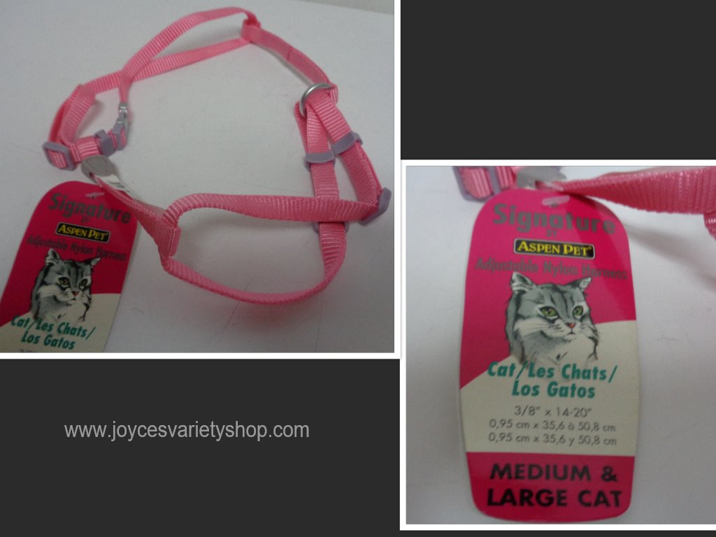 Pink Cat Harness
