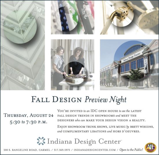 Indiana Design Center: Fall Design Preview Night