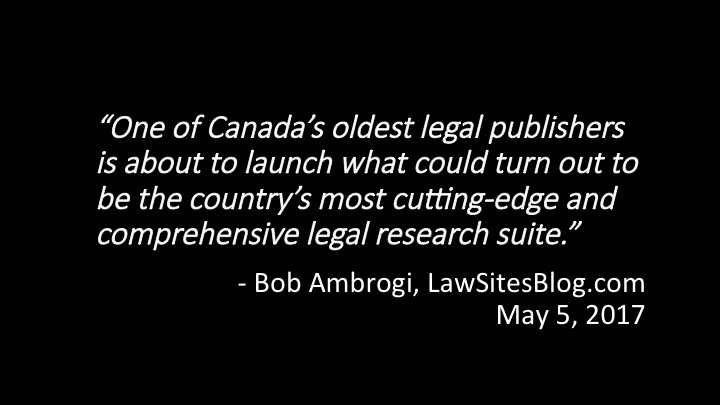 Restoring competitiveness to Canadian legal publishing