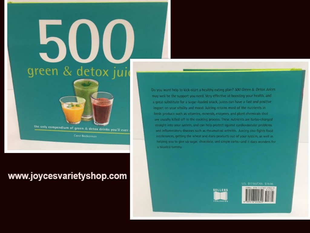 500 Green & Detox Juices Carol Beckerman Recipes Hardback Book
