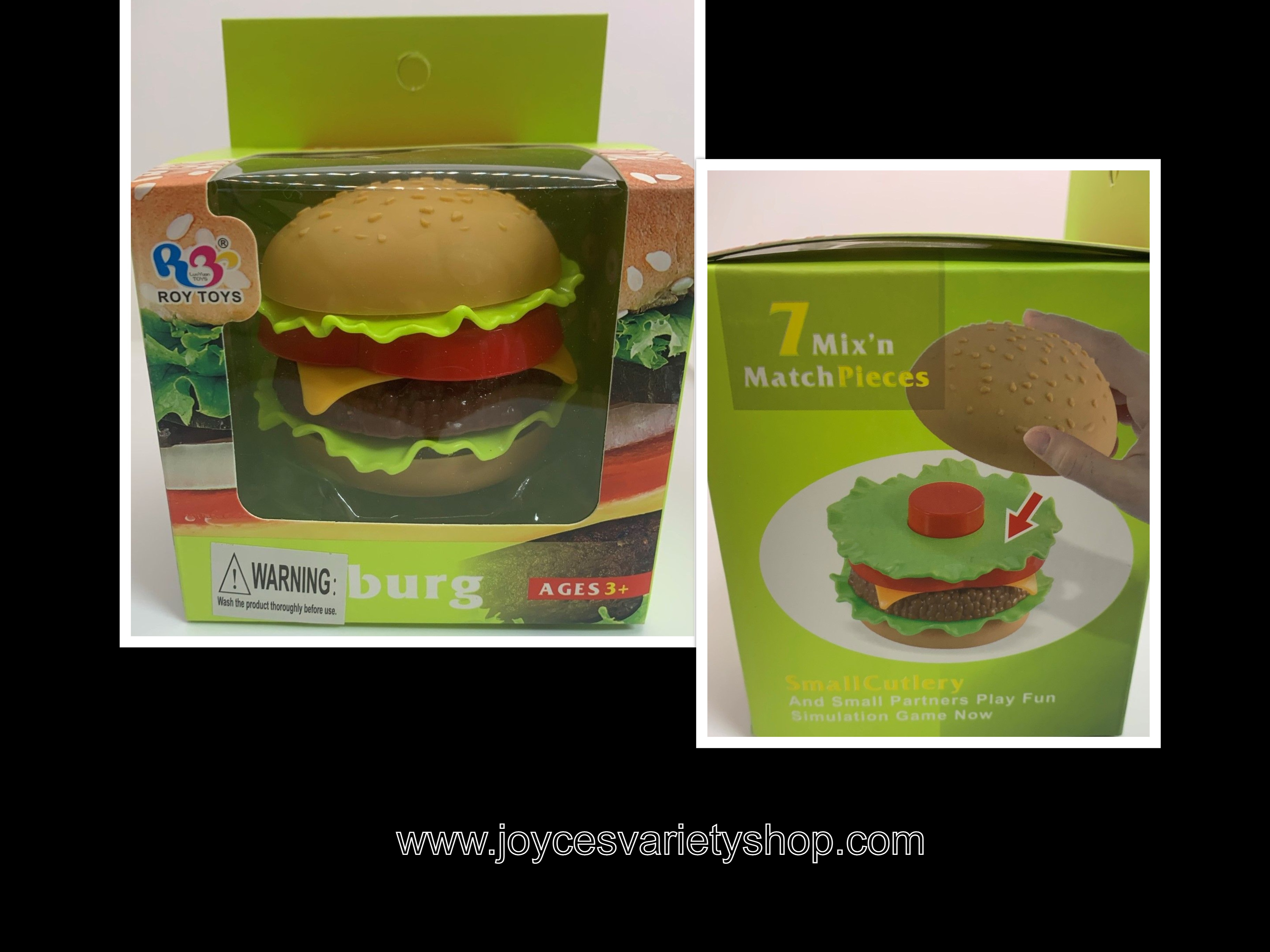 Roy Toys Hamburger Maker Ages 3+ Educational Learning Development Fun