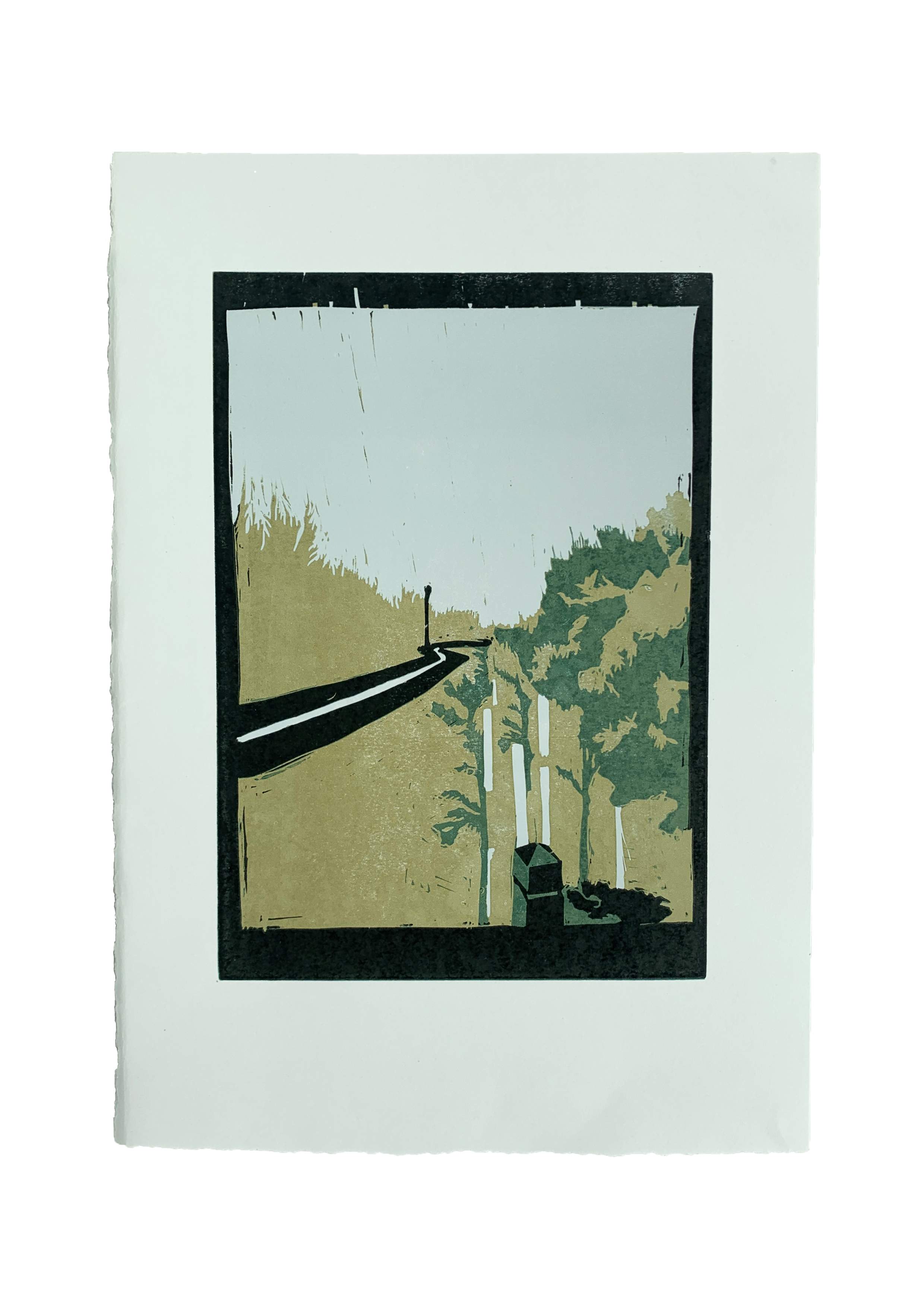 2022, Lino Print on Paper, 29.7 x 42cm