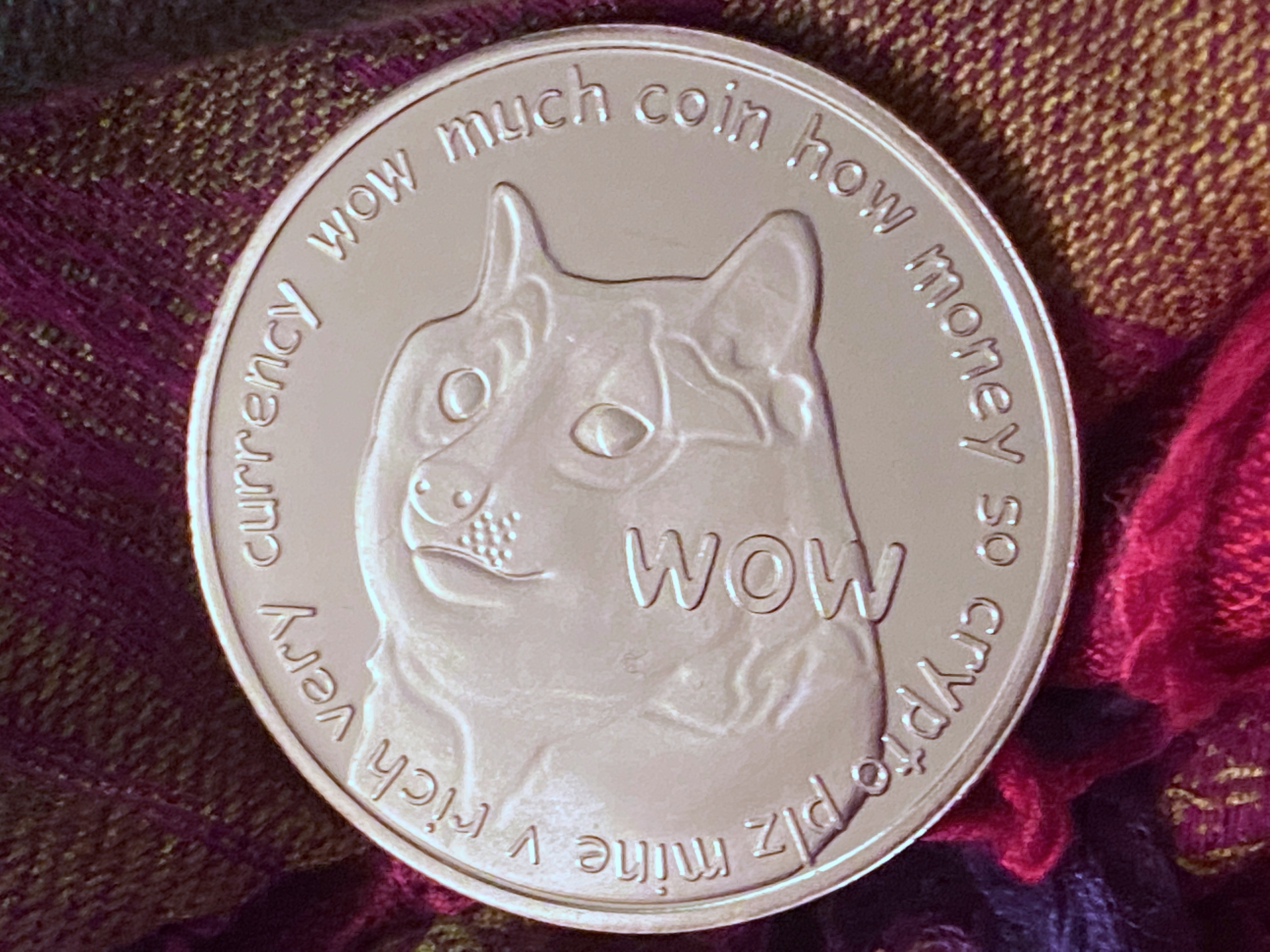Silver DOGE COIN with D back.